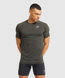  GYMSHARK Vital SEAMLESS T-SHIRTS - Olive 