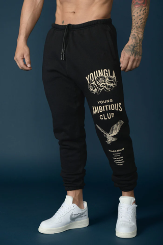  YoungLA - 233 The Immortal Joggers -  Black 