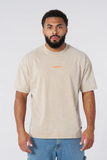  4014 - Orange Emblem Tees - Tan Wash 