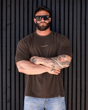  401 ESSENTIAL JACKED TEES SUMMER 23'  - Chocolate Wash 