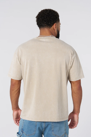  4014 - Orange Emblem Tees - Tan Wash 