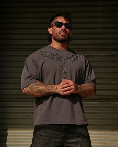  4106 - Dark Wave Tees - Charcoal Wash 