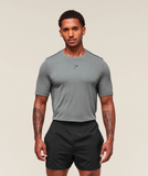  GYMSHARK Lightweight Seamless T-Shirt - Light Grey/Smokey Grey 