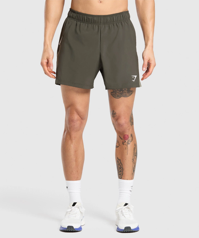  GS SPORT 5" SHORTS - Utility Green 