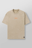  4014 - Orange Emblem Tees - Tan Wash 
