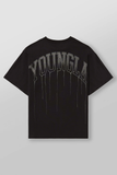  428 - Drip Oversized Tees - Black Wash 