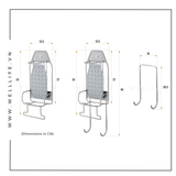  EMBERTON - STROUD - Iron Holder/ Giá Treo Bàn Là Khách Sạn - Universal & Space Efficient - EH 50558 