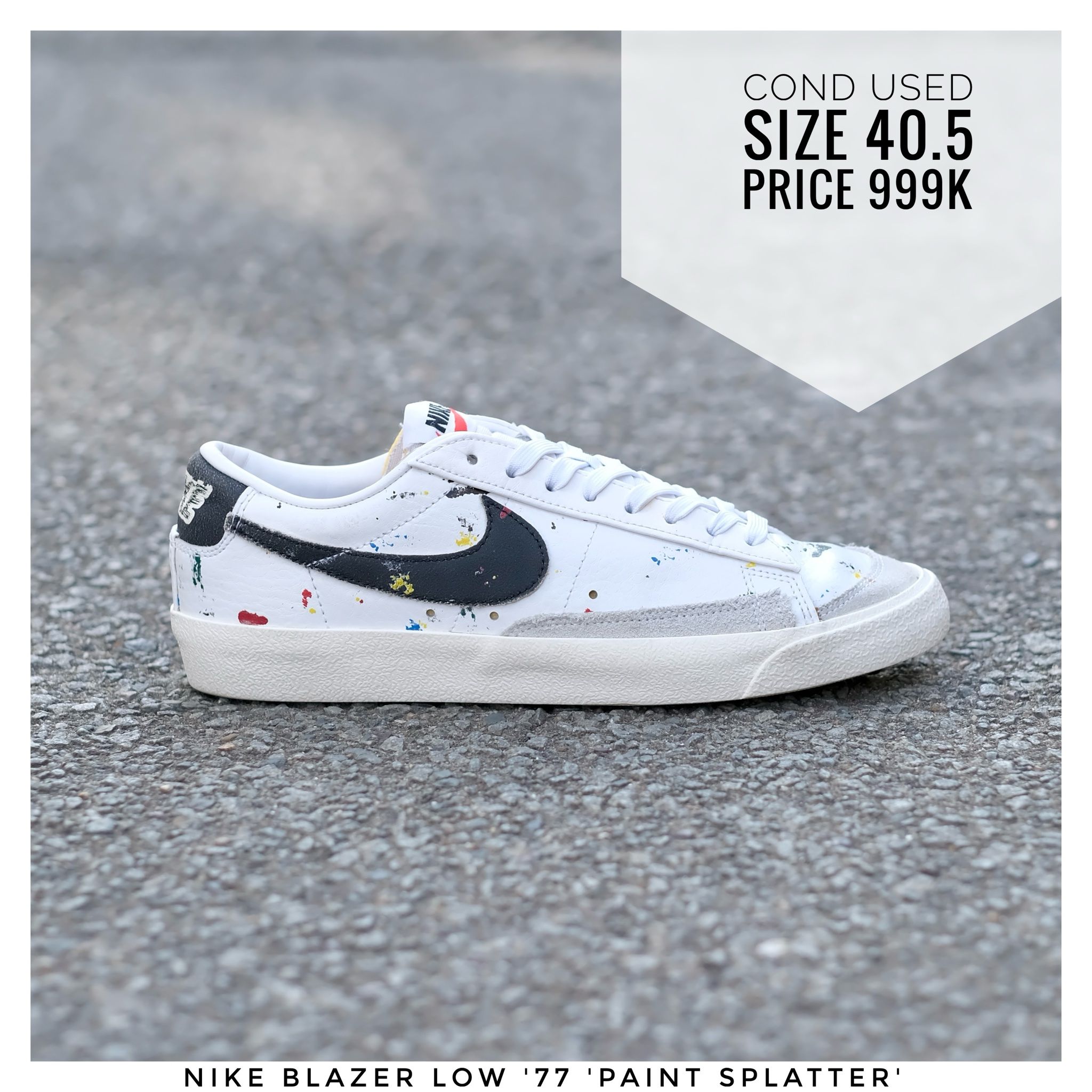 blazer 77 paint splatter