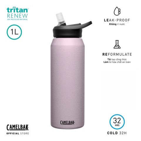  Bình Giữ Nhiệt Nóng Lạnh 1L | EDDY Water Bottle, Insulated SST 