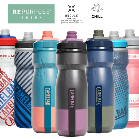  Bình Giữ Lạnh 2 lớp 620ml | Podium Chill Outdoor Bike Bottle, Isulated 
