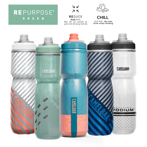  Bình Giữ Lạnh 2 lớp 710ml | Podium Chill Bike Bottle, Isulated 