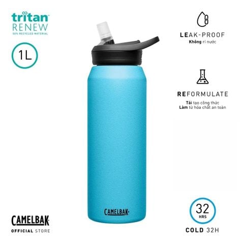  Bình Giữ Nhiệt Nóng Lạnh 1L | EDDY Water Bottle, Insulated SST 