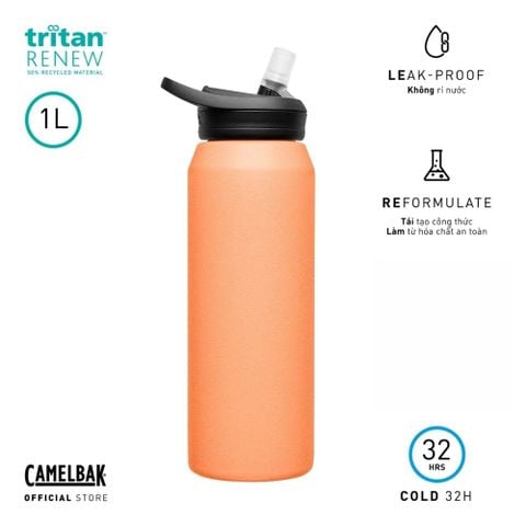  Bình Giữ Nhiệt Nóng Lạnh 1L | EDDY Water Bottle, Insulated SST 