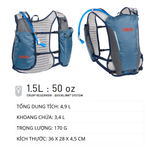  Áo Vest Chạy Bộ Circuit | Đi kèm túi nước 1.5L 