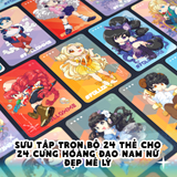  Bộ Sưu Tầm Thẻ Bài Nhân Vật Card Bo Góc Lớp Học Mật Ngữ #FOLLOWME Vol1, Vol2 | Pack 5 thẻ 