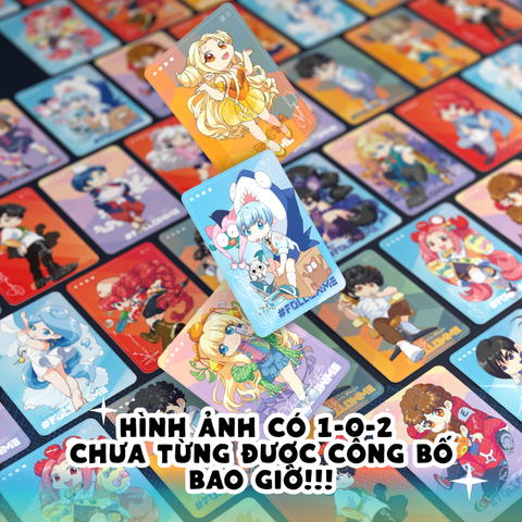  Bộ Sưu Tầm Thẻ Bài Nhân Vật Card Bo Góc Lớp Học Mật Ngữ #FOLLOWME Vol1, Vol2 | Pack 5 thẻ 