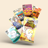  Combo Thẻ Bài Nhân Phẩm Card Bo Góc Collection Thỏ 7 Màu: Mắt Đo Phước Nghiệp - Thẻ Bài Nhân Vật Comics Èn En Én 