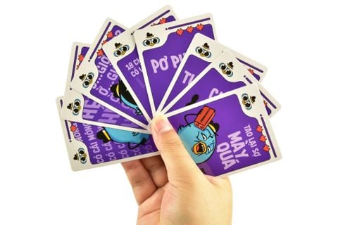  Combo Thẻ Bài Nhân Phẩm Card Bo Góc Collection Thỏ 7 Màu: Mắt Đo Phước Nghiệp - Thẻ Bài Nhân Vật Comics Èn En Én 