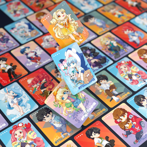  Bộ Sưu Tầm Thẻ Bài Nhân Vật Card Bo Góc Lớp Học Mật Ngữ #FOLLOWME Vol1, Vol2 | Pack 5 thẻ 