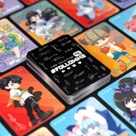  Bộ Sưu Tầm Thẻ Bài Nhân Vật Card Bo Góc Lớp Học Mật Ngữ #FOLLOWME Vol1, Vol2 | Pack 5 thẻ 