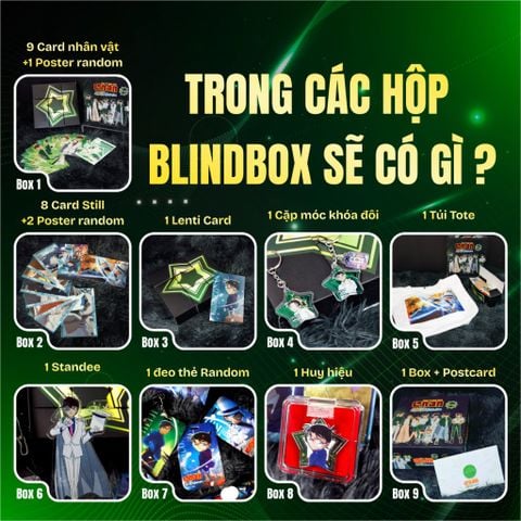  Conan Box Set | Hộp Quà Đặc Biệt | Thám Tử Lừng Danh Conan: Ngôi Sao 5 Cánh 1 Triệu Đô 