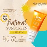  Kem chống nắng SPF50 - Sunscreen Lotion  SPF50 - Être Belle 