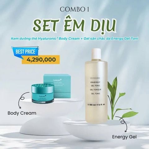  Combo 1 Set Êm Dịu Luxury Body Hydration Duo Être Belle 