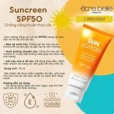  Kem chống nắng SPF50 - Sunscreen Lotion  SPF50 - Être Belle 