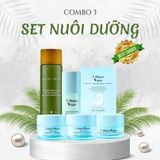  Combo 3 Set Nuôi Dưỡng Vegan Collagen Daily Repair Ritual - Chăm sóc da collagen thuần chay 