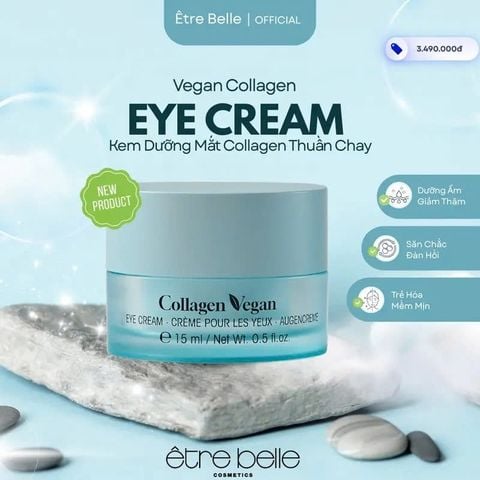  Kem dưỡng mắt Collagen thuần chay – Vegan Collagen Eye Cream Être belle 