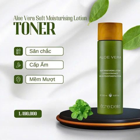  Toner Dịu Nhẹ - Aloe Vera Soft Moisturising Lotion Etre Belle 