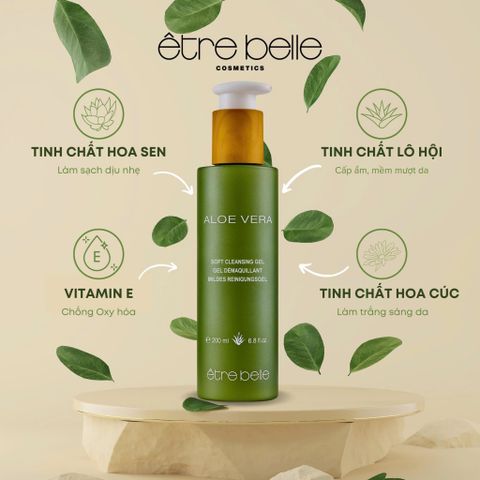  Gel Làm Sạch Dịu Nhẹ - Aloe Vera Soft Cleansing Gel Être Belle 