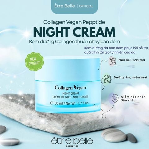  Kem Đêm Collagen thuần chay ban đêm – Vegan Collagen Night Cream Être Belle 