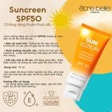  Kem chống nắng SPF50 - Sunscreen Lotion  SPF50 - Être Belle 