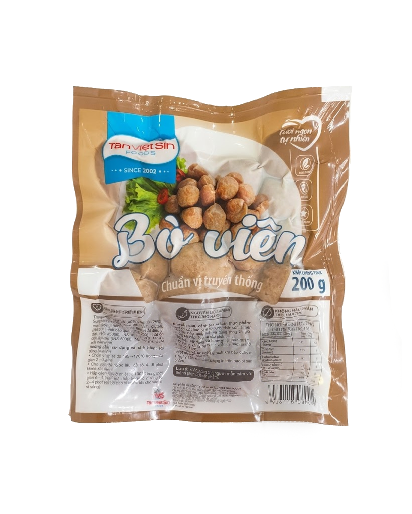  Bò viên Tân Việt Sin 