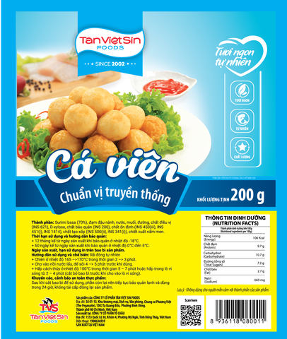  Cá viên Tân Việt Sin 