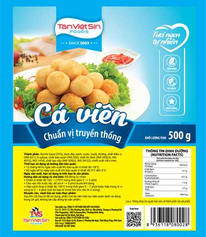  Cá viên ST 500g 