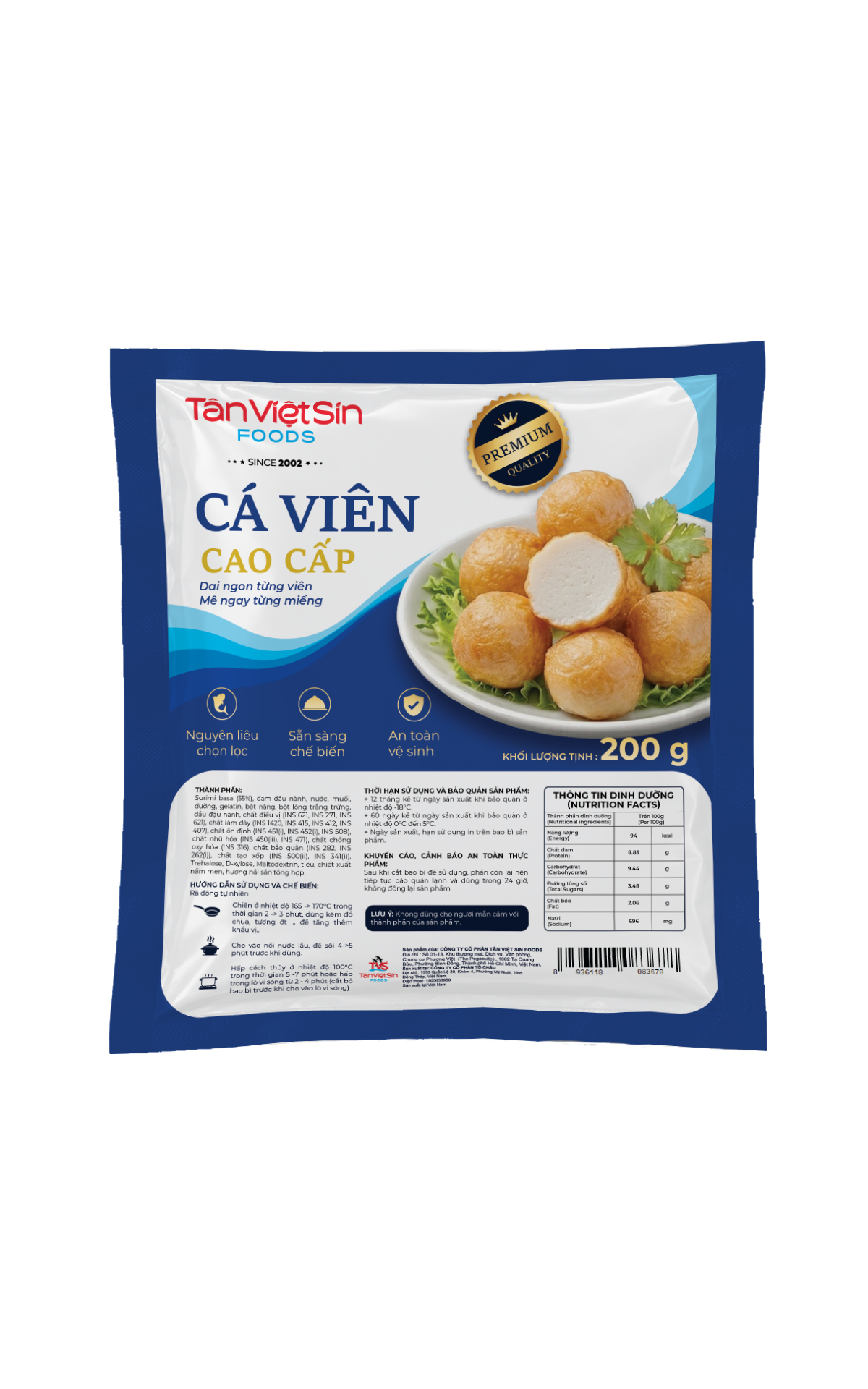  Cá Viên Cao Cấp 