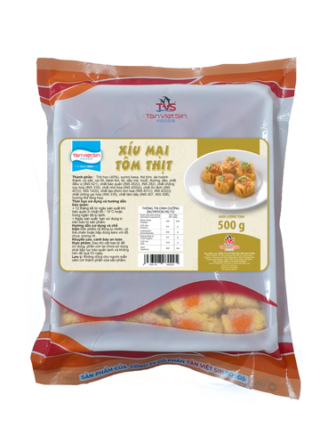  Xíu mại tôm thịt 500gr Loại 40v/kg 