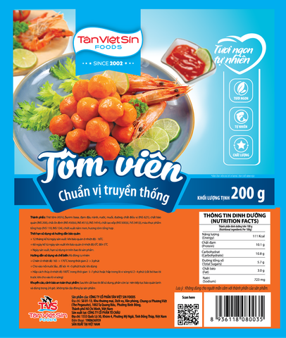  Tôm viên Tân Việt Sin 