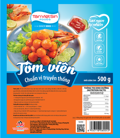  Tôm viên ST 500G 