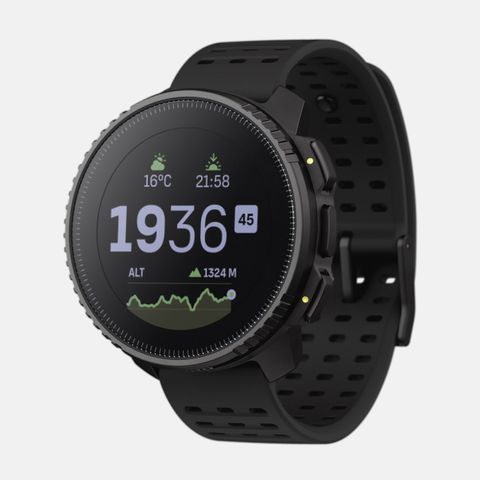  Đồng Hồ GPS Suunto Vertical Viền Thép Đen 49mm, Dây Silicone - Black 