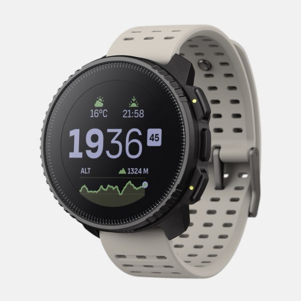  Đồng Hồ GPS Suunto Vertical Viền Thép Đen 49mm, Dây Silicone - Black Sand 