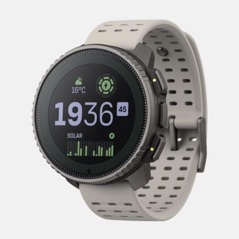  Đồng Hồ GPS Suunto Vertical Solar Viền Titanium Đen 49mm, Dây Silicone - Solar Sand 