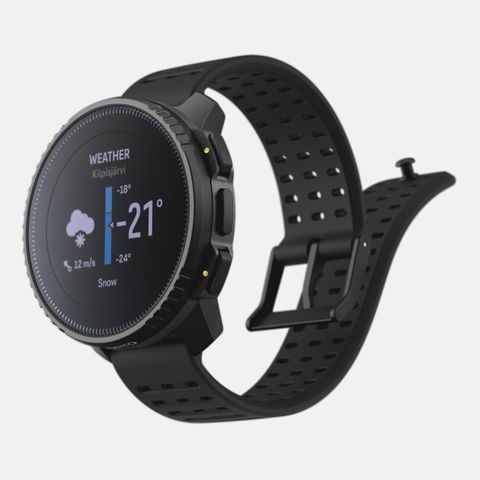  Đồng Hồ GPS Suunto Vertical Viền Thép Đen 49mm, Dây Silicone - Black 