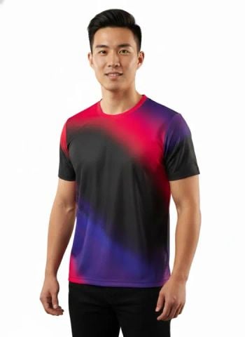  Áo Thun Thể Thao Chạy Bộ Nam Nữ T-Shirt Motive TM116 - Đen 