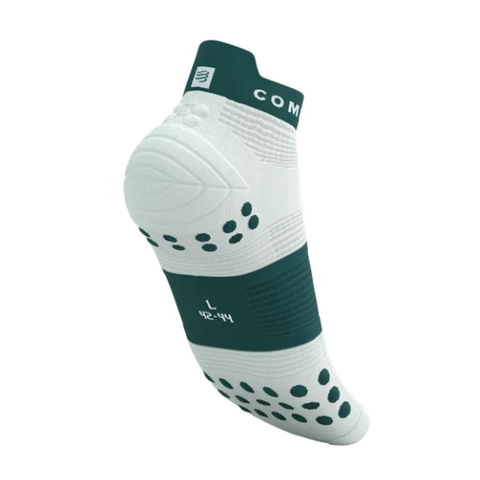  Tất Chạy Bộ Compressport Unisex's Pro Racing Socks V4.0 Run Low - Xanh lá 