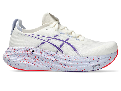  Giày Chạy Bộ Nam Asics Gel Nimbus 27 Tokyo - Cream/Edo Purple 