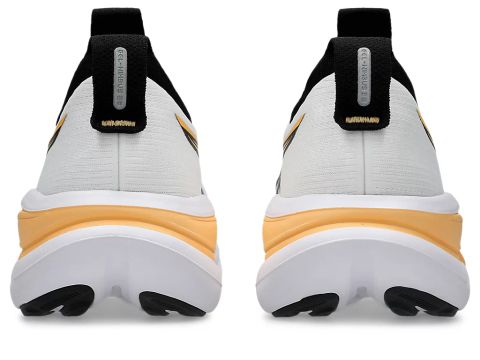  Giày Chạy Bộ Nam Asics Gel-Nimbus 28 - White / Stadium Orange 