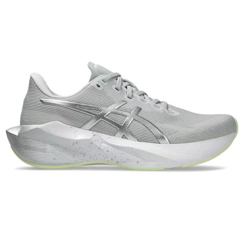  Giày Chạy Bộ Nam ASICS Novablast 6 Platinum - Platinum/Glow Green 